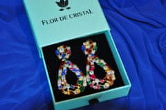 Flor de Cristal Náušnice Malvína