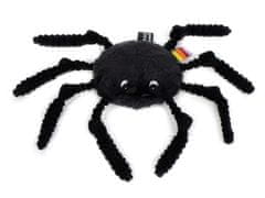 Les Déglingos Plyšový pavúk, čierná