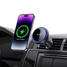 Tech-protect V4 Vent MagSafe držiak na mobil do auta 15W, čierny