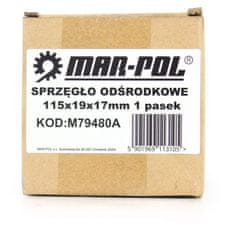 MAR-POL Odstredivá spojka 115x19 mm perodrážka 1-remeň M79480A