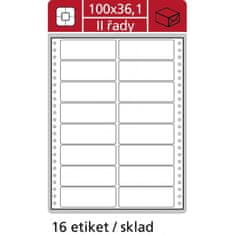 Apli Etikety tabelačné 102x36,1mm 2 radové