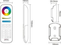 Immax univerzální dálkový ovladač MiBOXER 089Z, Zigbee 3.0, RGB+CCT, TUYA