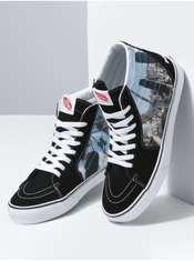 Vans Čierne unisex členkové tenisky s potlačou VANS SK8-Hi 36 1/2