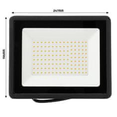 Berge LED reflektor 100W IP65 studená biela