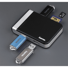 HAMA USB 3.1 húb/čítačka kariet s USB-C adaptérom