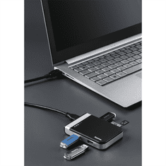 HAMA USB 3.1 húb/čítačka kariet s USB-C adaptérom