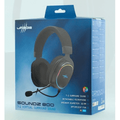 uRage gamingový headset SoundZ 800 7.1, čierny