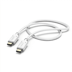 HAMA kábel USB-C 2.0 typ C vidlica - C vidlica, 1,5 m, biela