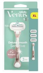 Gillette Venus Extra Smooth Rose Gold Holiaci strojček + 2 ks Náhradných hlavíc