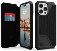 UAG Púzdro Metropolis Folio, kevlar black - iPhone 14 Pro Max (114047113940)