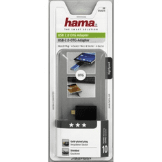 HAMA redukcia USB A zásuvka - micro B vidlica, kompaktná