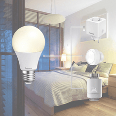 HAMA SMART WiFi LED žiarovka, E27, 10 W, biela, stmievateľná