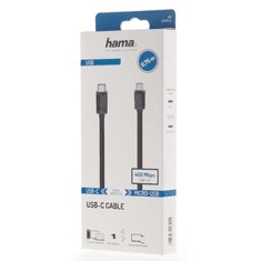 HAMA USB-C 2.0 kábel typ C - micro B, 0,75 m