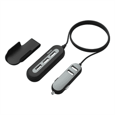 HAMA káblová USB nabíjačka do vozidla 2+3, AutoDetect, 10 A, 2 m