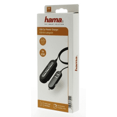 HAMA káblová USB nabíjačka do vozidla 2+3, AutoDetect, 10 A, 2 m