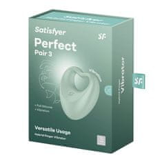 Satisfyer Satisfyer Perfect Pair 3 (Green), hybridný vibrátor na prsty