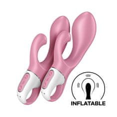 Satisfyer Satisfyer Air Pump Bunny 2 (Pink), nafukovací vibrátor