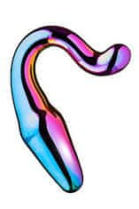 Dreamtoys Glamour Glass Sleek Anal Tail (10 cm), sklenený análny kolík