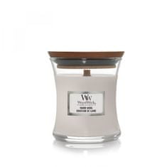 Woodwick WARM WOOL - Malá sviečka 85g