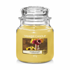 Yankee Candle GOLDEN AUTUMN - Stredná sviečka 411g