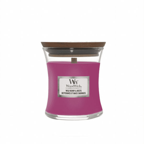 Woodwick WILD BERRY & BEETS - Stredná sviečka 275g