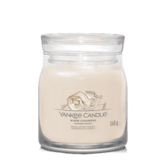 Yankee Candle WARM CASHMERE - Stredná sviečka Signature 368g