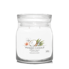 Yankee Candle COCONUT BEACH - Stredná sviečka Signature 368g