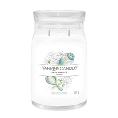 Yankee Candle BABY POWDER - Veľká sviečka Signature 567g