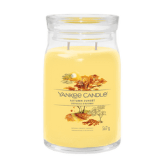 Yankee Candle AUTUMN SUNSET - Veľká sviečka Signature 567g