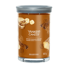 Yankee Candle SPICED BANANA BREAD - Veľká sviečka Tumbler Signature 567g