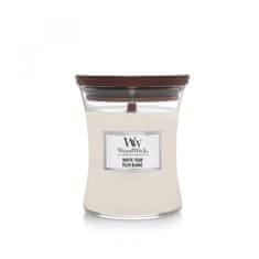 Woodwick WHITE TEAK - Stredná sviečka 275g