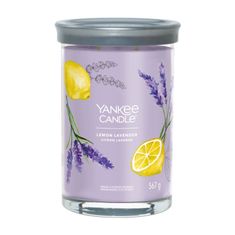 Yankee Candle LEMON LAVENDER - Veľká sviečka Tumbler Signature 567g