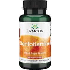 Swanson Benfotiamin, 80 mg, 120 kapsúl