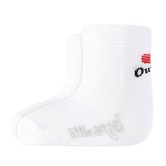 Little Angel Ponožky detské nízke Outlast - biela 30-34 | 20-22 cm