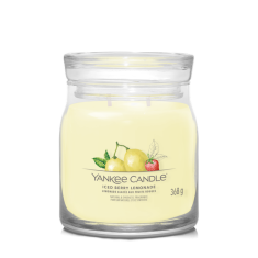 Yankee Candle ICED BERRY LEMONADE - Stredná sviečka Signature 368g