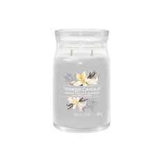 Yankee Candle SMOKED VANILLA & CASHMERE - Veľká sviečka Signature 567g