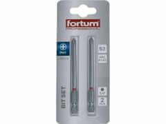 Fortum Bit krížový 2ks, PH 1x90mm, S2, FORTUM