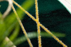 Dywany Łuszczów Kusový koberec Emerald 1022 green and gold kruh 120x120 (priemer) kruh
