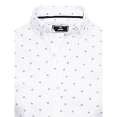 Dstreet Pánske tričko s krátkym rukávom WAY white kx1031 XL