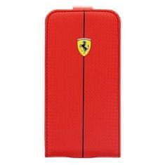 Ferrari Puzdro / obal na Samsung Galaxy S5 červené - flip Ferrari