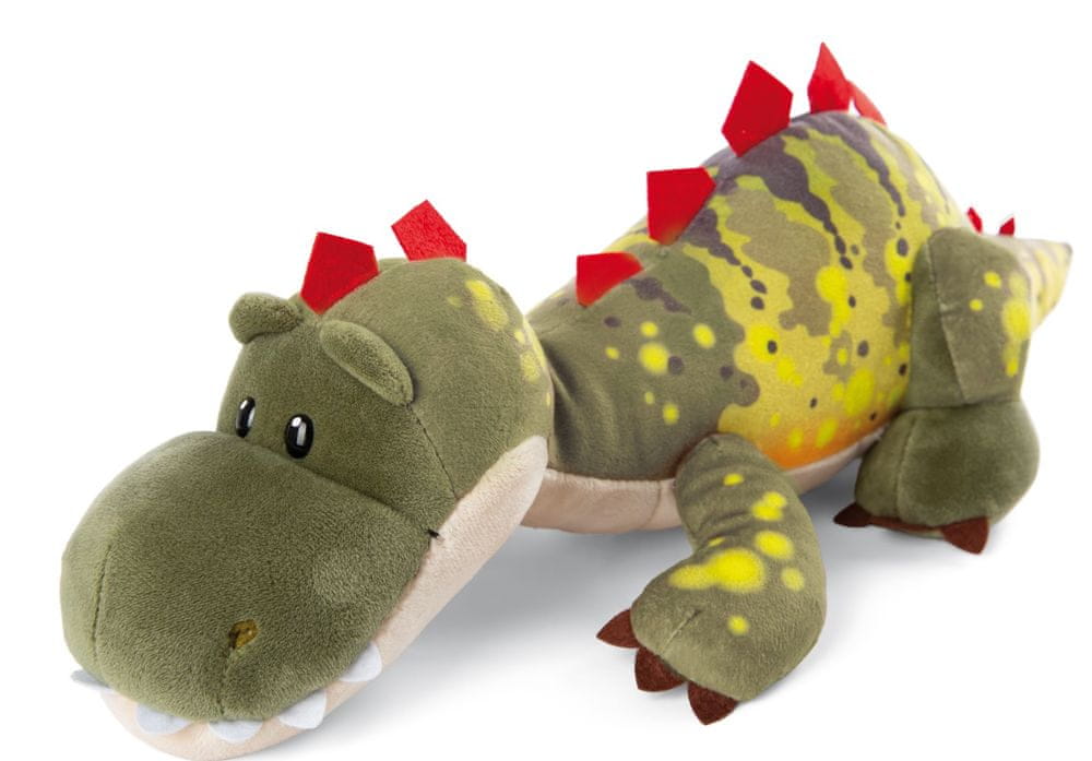 NICI Plyš Dino Fossily ležiaci 45 cm, GREEN