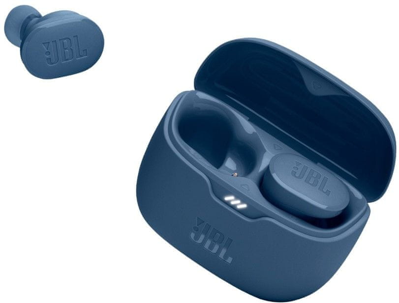 JBL Tune Buds, modrá - rozbalené