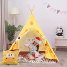 Sobex Teepee detský stan s matracom - Žirafa - detský stan teepee