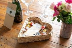 DECOR ASIAN Decorasian Heart Basket Tray in Heart Shape Woven from Seagrass | JUTAHEART