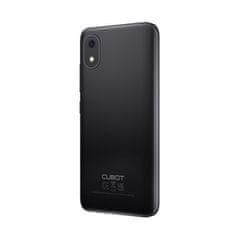 Cubot J20 (3+32GB), smartfón s 4" displejom, 2 350 mAh, 5MPix, čierny + gélové puzdro ZDARMA