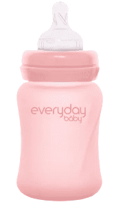 Everyday Baby fľaša sklo 150 ml Rose Pink