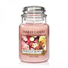 Yankee Candle FRESH CUT ROSES - Veľká sviečka 623g