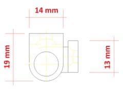 Simonswerk Okenný pánt K 3281 biely RAL9016