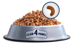 Club4Paws Premium pre mačky s kuracim mäsom 14kg + 1x set Club4Paws s hovadzim mäsom 340g