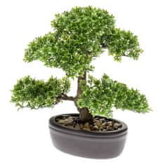 Petromila vidaXL Emerald Umelý fikus v tvare mini bonsaja, zelený 32 cm 420002 